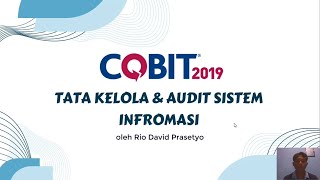 Penjelasan tentang COBIT 2019 [upl. by Airdnat]