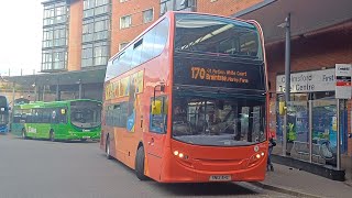 Knackered Diff First Essex ADL Enviro 400 E40D SN12 AHC 33697 Route x30  5624 [upl. by Yblek]