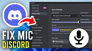 How To Fix Discord Mic Not Working  Ful Guide [upl. by Gracia2]