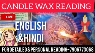 LIVE CANDLE WAX Reading FREE amp PAID SUPER CHAT TAROT READING Tarot English Hindi quotनमः सिद्धम्quot [upl. by Gittel]