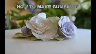 HOW TO MAKE GUM PASTE RECIPE amp TUTORIAL [upl. by Gen989]