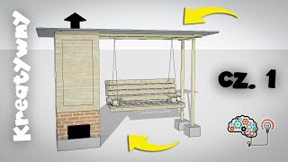 Budowa Wędzarni z paleniskiem bezpośrednim  krop po kroku  Fundament Cz1  KREATYWNY [upl. by Ahseem]