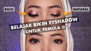 CARA GAMPANG PAKAI EYESHADOW UNTUK PEMULA STEP BY STEP LENGKAP [upl. by Mortensen]