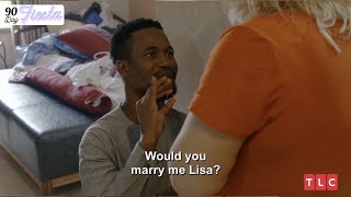 USMAN PROPOSES TO BABY GIRL LISA  90 DAY FIANCE  BEFORE THE 90 DAYS [upl. by Katya612]