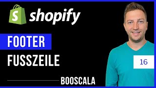 Shopify Footer Shopify Fußzeile bearbeiten und erstellen  Rechtstexte Kontakt und Seiten [upl. by Edge]