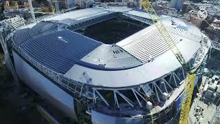 Las OBRAS del estadio SANTIAGO BERNABÉU  Real Madrid [upl. by Sahc483]