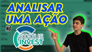 Como ANALISAR AÇÕES no STATUS INVEST  usar o status invest na prática [upl. by Kho497]