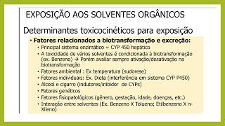 toxicologia de solventes organicos [upl. by Naux]