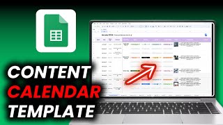 Google Sheets Content Calendar Template [upl. by Ahsaek920]