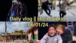 Life in Sikkim  mela 🎡 2024  Enchey monastery [upl. by Elwira688]