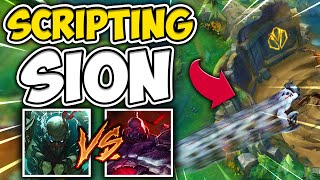 1 PYKE VS SCRIPTING SION HE DRIFTED PERFECTLY AROUND THE MAP  League of Legends [upl. by Crim]