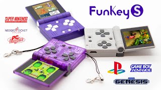 The FunKey S Looks Like The Smallest Gameboy SP In The World But It Can Play PS1 Games [upl. by Ellata]