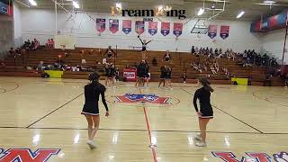 Landon Lions cheer squad at halftime vs Mandarin [upl. by Solange]