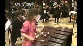 Evelyn Glennie plays Ney Rosauro Marimba Concerto II [upl. by Ialokin]