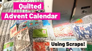 How to Make a Quilted Advent Calendar from Scraps [upl. by Aitnic]