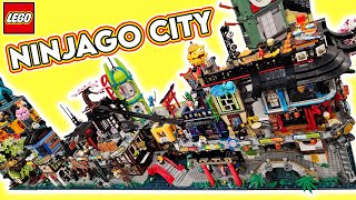 Complete NINJAGO CITY PLACED LEGO Room Update [upl. by Maryann]