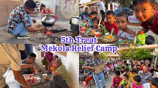 5th Treat in Mekola Relief Camp ❤️ll Peace Manipur✌️ [upl. by Yziar]