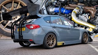 This 550BHP Time Attack Subaru WRX STI Hatch is WILD [upl. by Meave593]