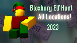 ALL 2023 Bloxburg Elf Locations [upl. by Akemyt]