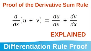 27 Proof of the Derivative Sum Rule [upl. by Eniliuqcaj]