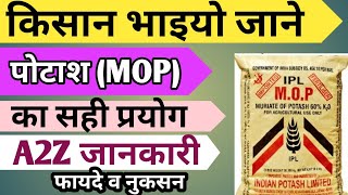 पोटाश खाद की पूरी जानकारी।पोटाश का प्रयोग कैसे करें।potash fertilizer for plant।potash।fertilizer [upl. by Dlorej416]