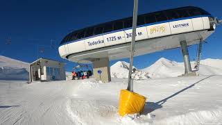 Ski Bansko February 2023  Todorka to Tombo Black Slope [upl. by Saixela]