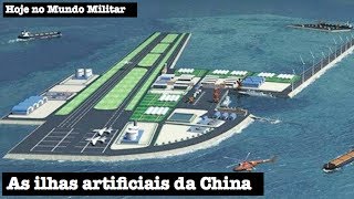 As ilhas artificiais da China [upl. by Rodama]