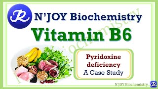 11Vitamin B6Pyridoxine  Water Soluble Vitamin Vitamins BiochemistryNJOYBiochemistry [upl. by Rez]