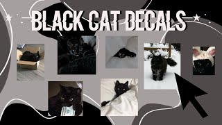 black cat decal ids  roblox bloxburg [upl. by Ianej70]