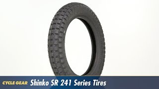 Shinko SR 241 Series Tires at CycleGearcom [upl. by Ahseekat]