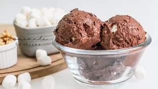 Rocky Road Ice Cream  초콜릿 아이스크림  チョコレートアイスクリーム  巧克力冰淇淋 [upl. by Alrac]