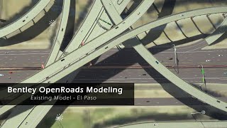 I10 Connect in El Paso Existing 3D Visualization Model Based on AsBuilts [upl. by Ical317]