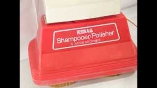 VINTAGE REGINA 5 in 1 SCRUBBER WAXER BUFFER POLISHER amp SHAMPOOER [upl. by Adiel]