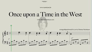 Once upon a Time in the West  Easy Piano [upl. by Eugnimod260]