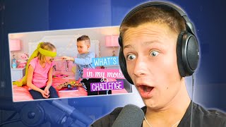 REACTING TO MY FIRST SIS VS BRO VIDEO [upl. by Akit]