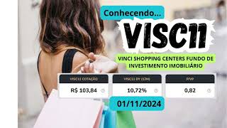 VISC11  Fundo Imobiliário de Shopping Centers [upl. by Loring]