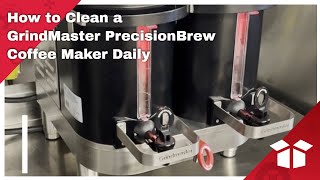 How to Clean a GrindMaster PrecisionBrew Coffee Maker Daily [upl. by Rolando]