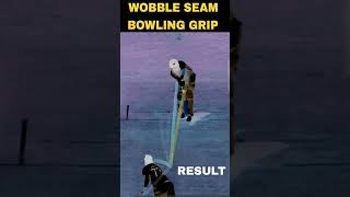 Wobble Seam bowling Grip trending viral shorts cricket bowling [upl. by Ahsanat]