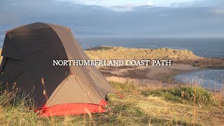 Wild Camping and Hiking 75 Miles Along the Northumberland Coast Path [upl. by Dulcle]