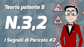 Teoria patente B  Lezione32  I Segnali di Pericolo Parte 2  Mario Racconta [upl. by Einalam641]