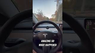 Incredible 🚗 Teslas SelfDriving Skills in Action 😲 [upl. by Ayatan540]