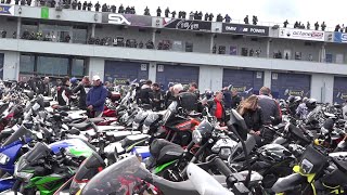 Bikertreffen  Anlassenquot auf dem Nürburgring 28042024 [upl. by Ahsietal]