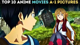 Top 10 MustWatch Anime Movies from A1 Pictures Studio [upl. by Aneekat]