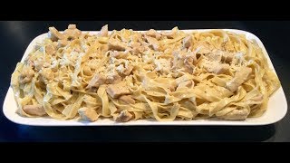 Les tagliatelles au poulet et à la crème fraîche d’Isigny sauce crémeuse [upl. by Sunda]