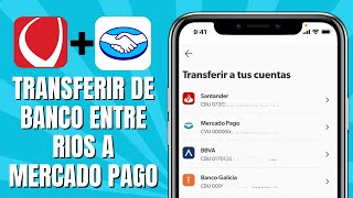 Cómo TRANSFERIR De Banco Entre Ríos A Mercado Pago [upl. by Kaia]