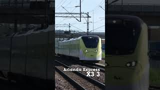 Arlanda Express X3 3  Upplands Väsby [upl. by Gwen]