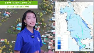 Mekong Flood and Drought Forecast Channel on 23 September 2024 [upl. by Heyer330]