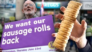 MAN GETS ANGRY AT GREGGS VEGAN SAUSAGE ROLLS  Newsth [upl. by Enortna]