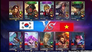 Heroes Arena Korean 🇰🇷 VS 🇻🇳Vietnam [upl. by Agueda]