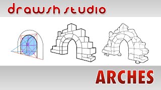 How To Draw Arches In Perspective [upl. by Greenfield287]